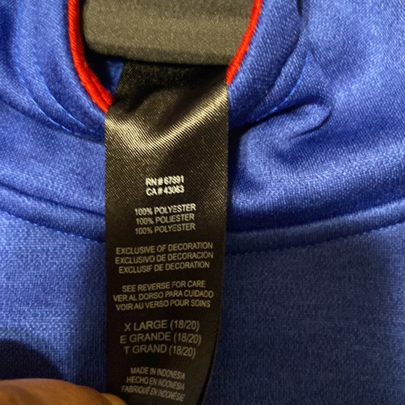 NFL NY TEAM APPAREL BOYS HOODIE SWEATSHIRT SIZE XL18/20 IN EXCELLENT CONDITION - Picture 5 of 6